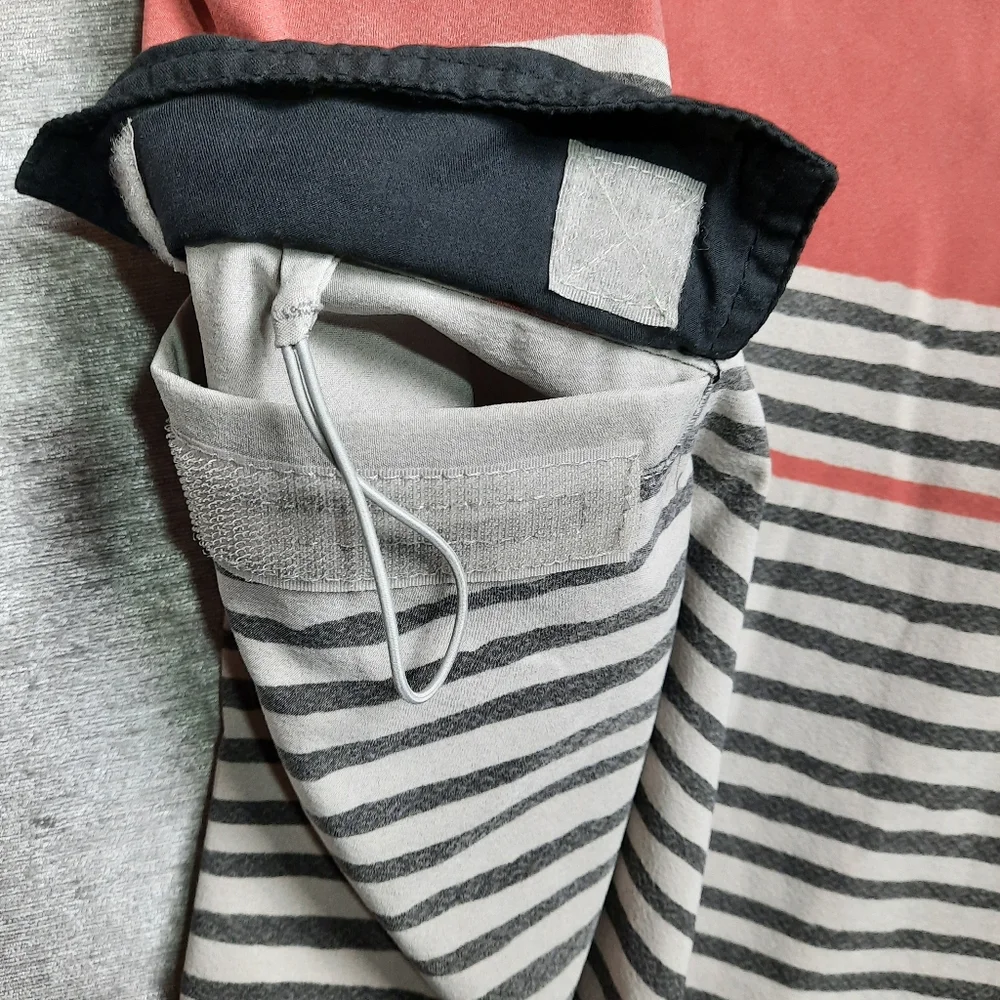 Quiksilver Packable Stripe Board Shorts SZ 34
